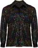 DISCO Shirt Schwarz Bunte Punkte 70er 80er Outfit Produktbild-Vorschau 3