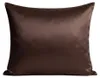 HOMLA Poszewka BELARIS jedwabna czekoladowa 50x60 cm Podgląd zdjęcia produktu 1