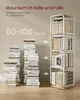VASAGLE Bücherregal 4 Ebenen, drehbares Regal mit Produktbild-Vorschau 8