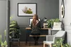 Bild 70x50 MDF-Rahmen Wandkunst Pflanze Pilze Natur Produktbild-Vorschau 3