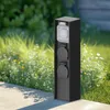 Prise électrique Ledvion IP44, noire, avec 2 prises et Voir les images du produit 2