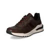 A single brown leather sneaker is shown against a white background. Produktbild-Vorschau