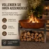 Moodz - Vuurkorf van cortenstalen staal (diameter 120 cm) Productafbeelding-voorbeeld 17