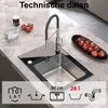 QUADRON Spülbecken 1-Becken Spüle mit Küchenarmatur | Produktbild-Vorschau 2