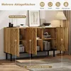Merax Sideboard mit 3 Türen aus Spanplatte, Kommode mit Produktbild-Vorschau 13
