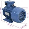 vidaXL 3-Phasen-Elektromotor Aluminium 4 kW 5,5 PS 2-Polig Produktbild-Vorschau 7