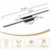 ZMH LED Plafonnier Noir 12W Blanc Chaud 3000K Moderne Voir les images du produit 5