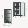 Vitrinenschrank 'Vinterhavn' mit 1 Tür 100 x 40 x 40 cm Produktbild-Vorschau 3