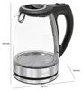 Bomann WKS 6032 G CB, 1,7 l, 2200 W, Průhledná, Sklo, Náhled obrázku produktu 3
