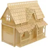 3D-houten puzzel, bouwpakket huis met veranda, voor Productafbeelding-voorbeeld 6