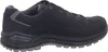 A side view of a black hiking shoe against a white background. Voir les images du produit