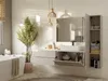 TIGO 1D2S wastafelonderkast, kasjmier, 140 cm, 2 lades, Productafbeelding-voorbeeld 5