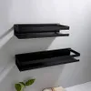 Mensola sospesa nera per cucina e bagno, acciaio inox, Anteprima dell’immagine prodotto 21