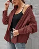 ASKSA Damen Bluse Reverskragen Langarm Cord Herbst Produktbild-Vorschau 3