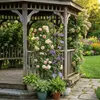 Jardin Terrasse Pergola pour rosiers - Idéal acier noir Voir les images du produit 14