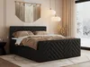 MKS MEBLE Boxspringbett 180x200 mit Bettkasten Matratze H3 Produktbild-Vorschau 1