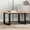 vidaXL Konferenčný stolík O-rám 70x70x40cm z masívnej Náhľad obrázku produktu 2