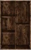 vidaXL Regał/szafka nocna z wędzonego dębu 50x25x80 cm Podgląd zdjęcia produktu 6