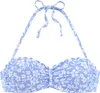 VIVANCE Bügel-Bandeau-Bikini-Top Leni himmelblau-weiß Größe Produktbild-Vorschau 1