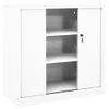 vidaXL Armadio con porta scorrevole bianco 90x40x90 cm Anteprima dell’immagine prodotto 4