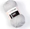 Yarn Art Baby 855 Light Grey Strickgarn Produktbild-Vorschau 1