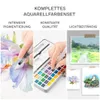 RAGI Aquarellfarben Set 50 Farben Malkasten Tuschkasten Produktbild-Vorschau 3