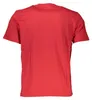 Herren Kurzarm T-Shirt Rot mit Rundhalsausschnitt und Produktbild-Vorschau 2
