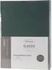 A packaged green bedsheet.