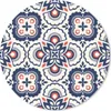 MuchoWow® Mauspad Mousepad Blumen - Retro - Design 40x40 cm Produktbild-Vorschau 1