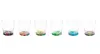 Excelsa set von 6 wasserglas Kimono glas 8x8x9,5 cm bunt Produktbild-Vorschau 2