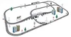 Woopie Treno Elettrico Enorme 914 Cm Binario Ponte Tunnel Anteprima dell’immagine prodotto 10