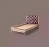 Bett Loft Holz Chesterfield 100x200cm Bettrahmen Produktbild-Vorschau 1