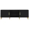 vidaXL TV-Schrank Schwarz 150x30x50 cm Holzwerkstoff Produktbild-Vorschau 5