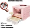 Bac à litière pliable avec bac extensible Bac à litière Voir les images du produit 6