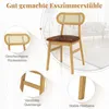 A chair is shown with close-up details and descriptive text highlighting its features. Voir les images du produit