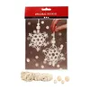 Bastelset Schneeflocken aus Makramee,  inkl. Material u. Produktbild-Vorschau 2