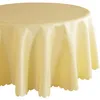 Tovaglia ovale 160 x 220 cm in giallo per tavolo da pranzo Anteprima dell’immagine prodotto 1