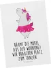 Mr. & Mrs. Panda Grußkarte Einhorn Ballerina - Weiß - Produktbild-Vorschau 1