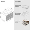 Waschtisch-Set Liana | Waschbecken mit Unterschrank 80 cm | Produktbild-Vorschau 2