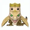 A Funko Pop! Rides figure of Queen Rhaenyra Targaryen riding her dragon Syrax from House of the Dragon. Produktbild-Vorschau