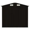 vidaXL Capanno da giardino Marrone 205x129x183 cm Acciaio Anteprima dell’immagine prodotto 15