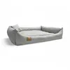 A light gray dog bed is shown from a side-angle against a white background. Anteprima dell’immagine prodotto