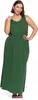 Abito MAXI elegante da donna con spacco Abito lungo per Anteprima dell’immagine prodotto 9