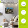 ARTland Wandbild Alu für Innen & Outdoor Blick aus dem Produktbild-Vorschau 3