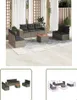 The Living Store 8-tlg. Garten-Sofagarnitur mit Kissen Grau Produktbild-Vorschau 1