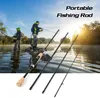 Tragbare Travel Spinning Angelrute Leichte Kohlefaser 4 Produktbild-Vorschau 6