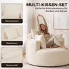 HOMCOM Křeslo, relaxační křeslo s extra hlubokým a širokým Náhled obrázku produktu 7