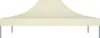 A cream-colored party tent roof supported by metal legs, shown from the front against a white background. Náhľad obrázku produktu