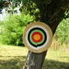 Zielscheibe aus Stroh 50cm | Strohscheibe | 5 Zielringe | Produktbild-Vorschau 2