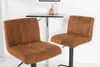 riess-ambiente Barhocker PORTLAND vintage braun Microfaser Produktbild-Vorschau 4